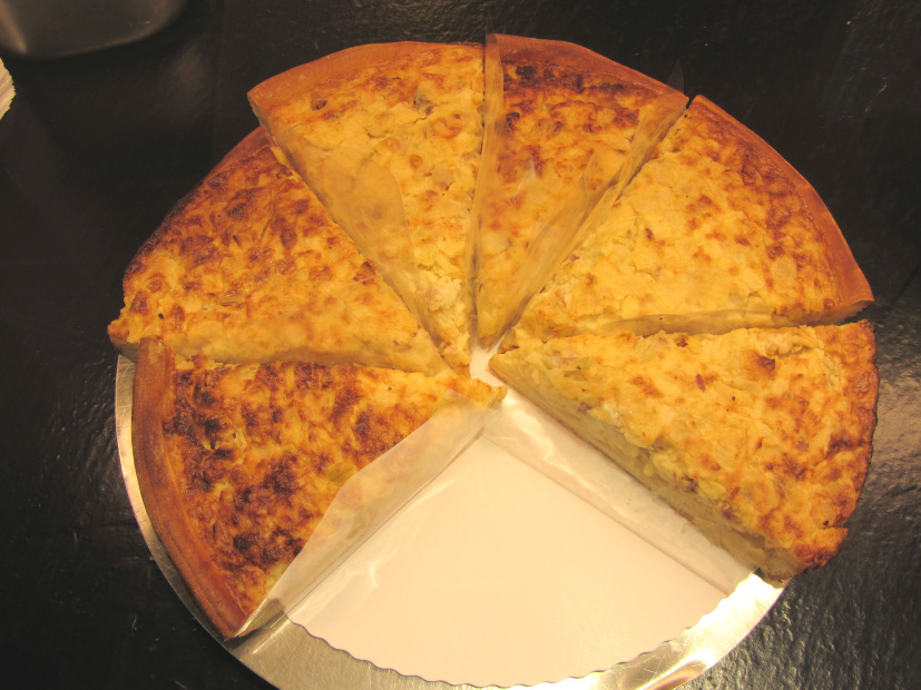 Zwiebelkuchen (onion cake) at the Barbarossa Bäckerei