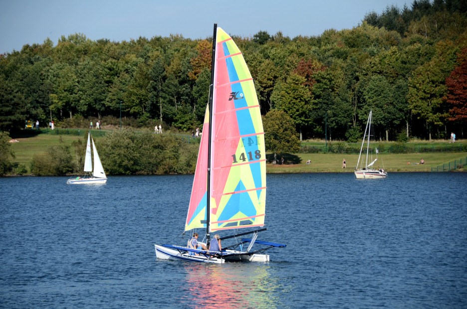 Photo taken by Joseph R. Dunkle in October, 2011, on the Bostalsee, Germany