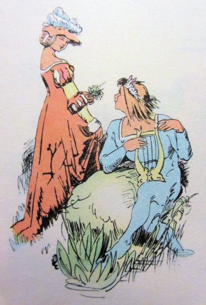 Adelheid meets Wassernickel in Wilhelm Busch's "Die beiden Schwestern" Photo taken in December, 2011