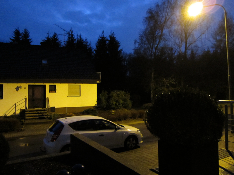 Nighttime in Rodenbach, Germany Photo taken in January, 2012