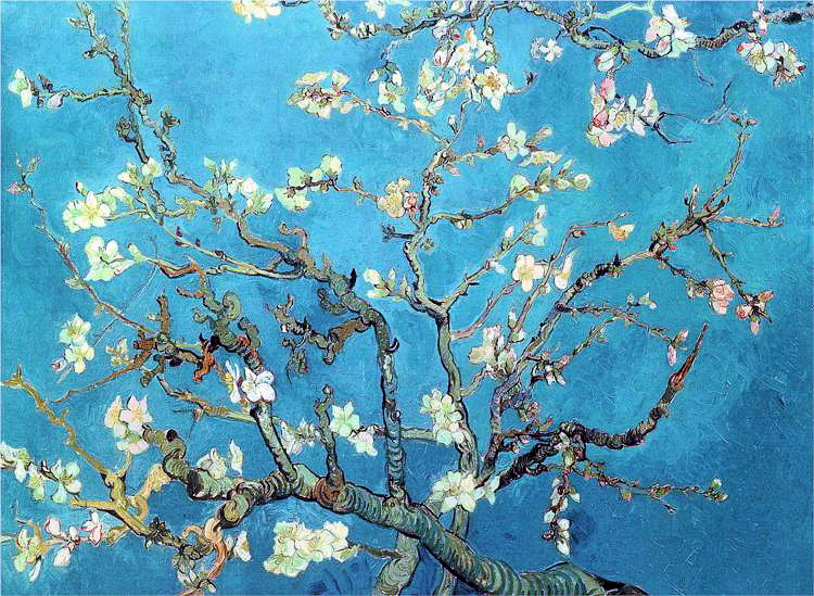 Vincent Van Gogh, Blühende Mandelbaumzweige, or Almond Blossom, 1890
