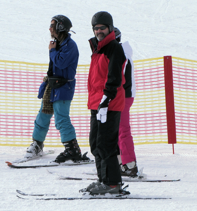 Joe, skiing at Feldberg, the Black Forest (Schwarzwald), Germany