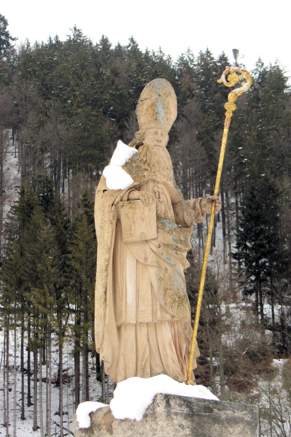 St. Blaise's Fountain (Blasiusbrunnen) in front of the Dom St. Blasius