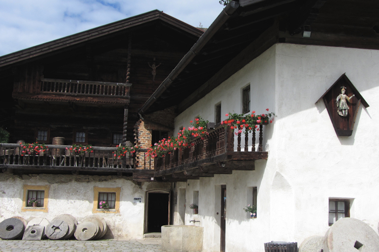 Farm complex at Museumsdorf Bayerischer Wald, Tittling, Germany