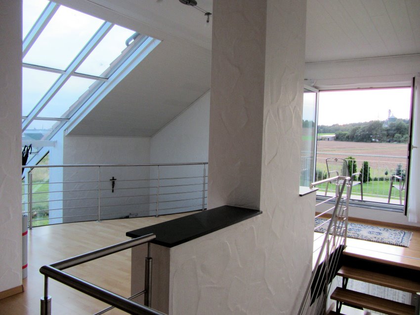 Glass roof panels over our living room