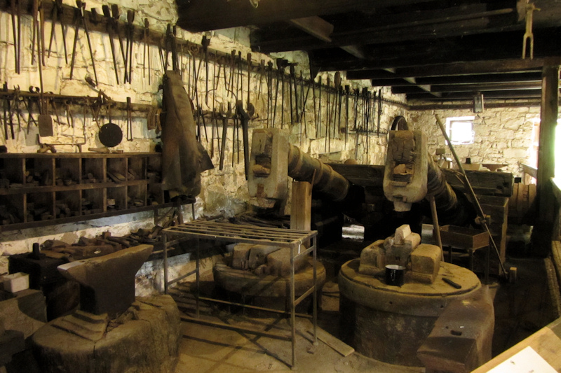 Blacksmith tools at Museumsdorf Bayerischer Wald