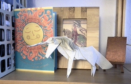 Origami Unicorn Made by a Reader