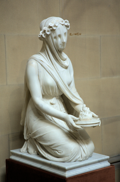 A Veiled Vestal Virgin, Chatsworth, England