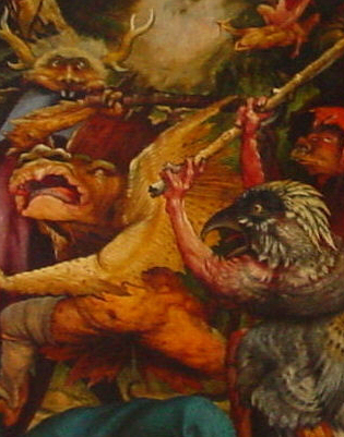 Devils, detail from Isenheim Altarpiece